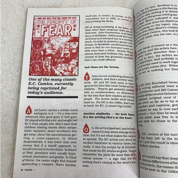 Wizard Guide to Comics Magazine Issue 1 Sept 1991 McFarlane Spider-Man Poster - Picture 13 of 16